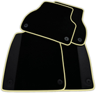 Customizable Black Floor Mats for Audi A4 - B7 Sedan (2005-2008)