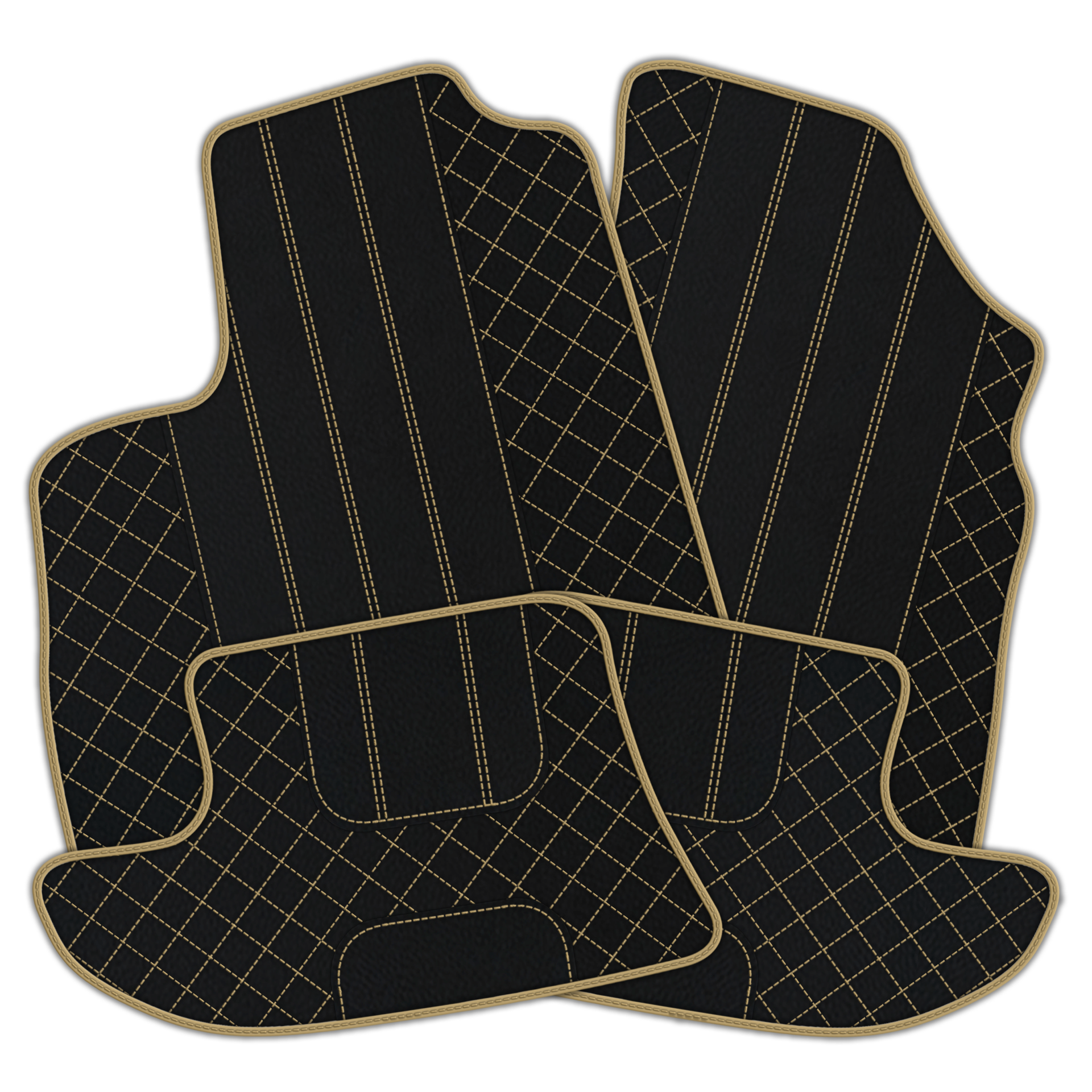 Tapis de voiture pour Bentley Continental GT 2003–2011 Beige - AutoWin