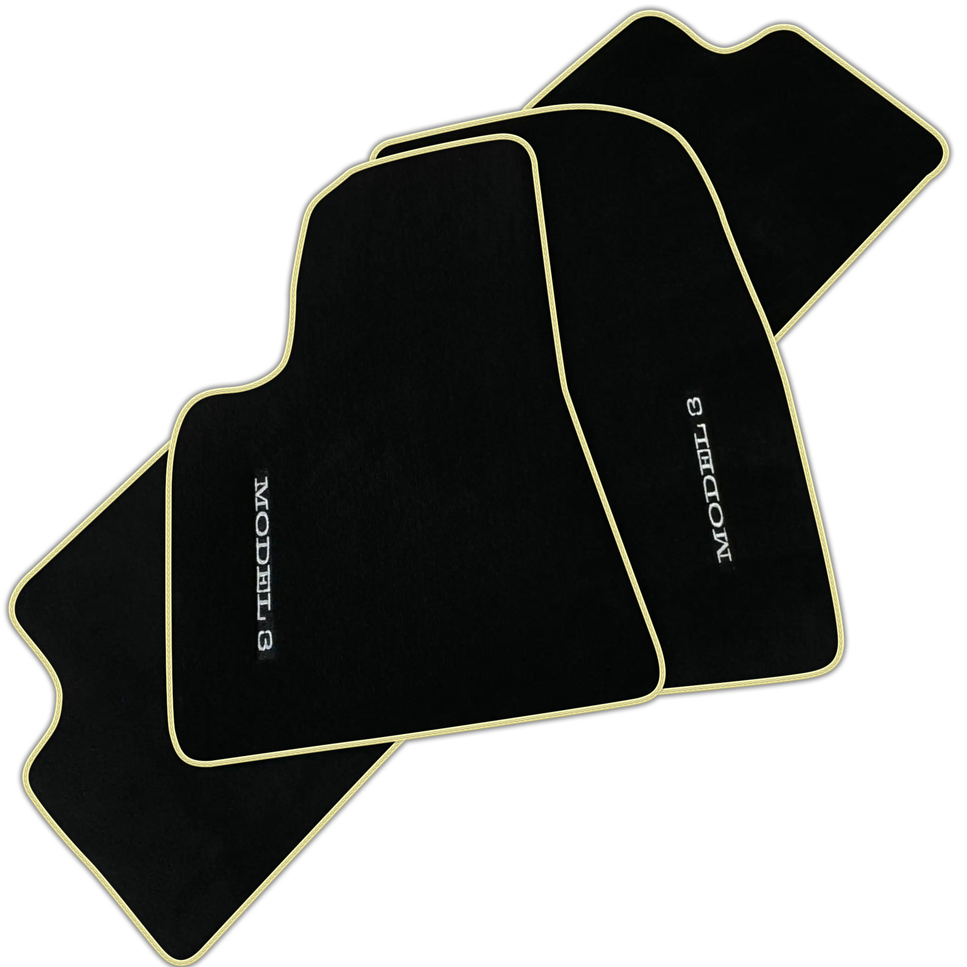 Black Floor Mats for Tesla Model 3 (2017-2023)