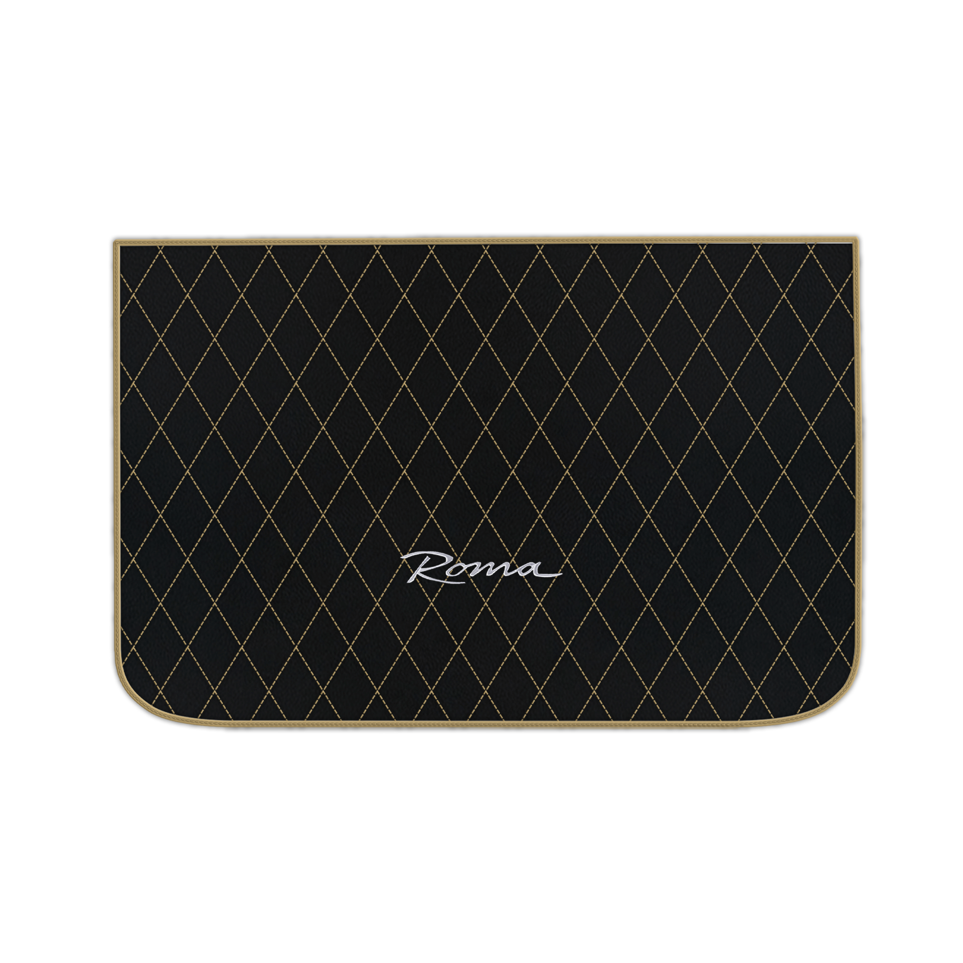 Premium Black Leather Floor Mats for Ferrari Portofino (2018-2023)