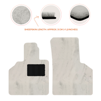 Premium Sheepskin Floor Mats for Lamborghini Aventador (2012-2022)