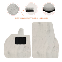 Luxury Sheepskin Floor Mats for Lamborghini Revuelto 2024-2025