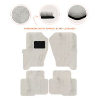 Premium Sheepskin Floor Mats for Land Rover Freelander (2007-2012)