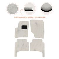 Premium Quality Sheepskin Floor Mats for Porsche 550 (1953-1956)