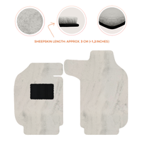 Luxury Sheepskin Floor Mats for Porsche 911 - 992 (2019-2026)