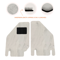 Premium Sheepskin Floor Mats for Ferrari Purosangue (2023-2024)