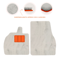 Luxury Sheepskin Floor Mats for Lamborghini Revuelto 2024-2025