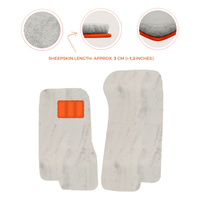 Luxury Sheepskin Floor Mats for Aston Martin V8 Coupe Special Volante (96-03)