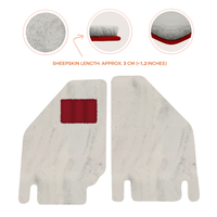 Premium Sheepskin Floor Mats for Ferrari Purosangue (2023-2024)