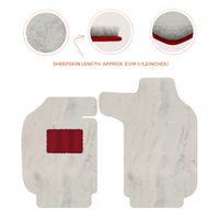 Luxury Sheepskin Floor Mats for Porsche 911 - 992 (2019-2026)