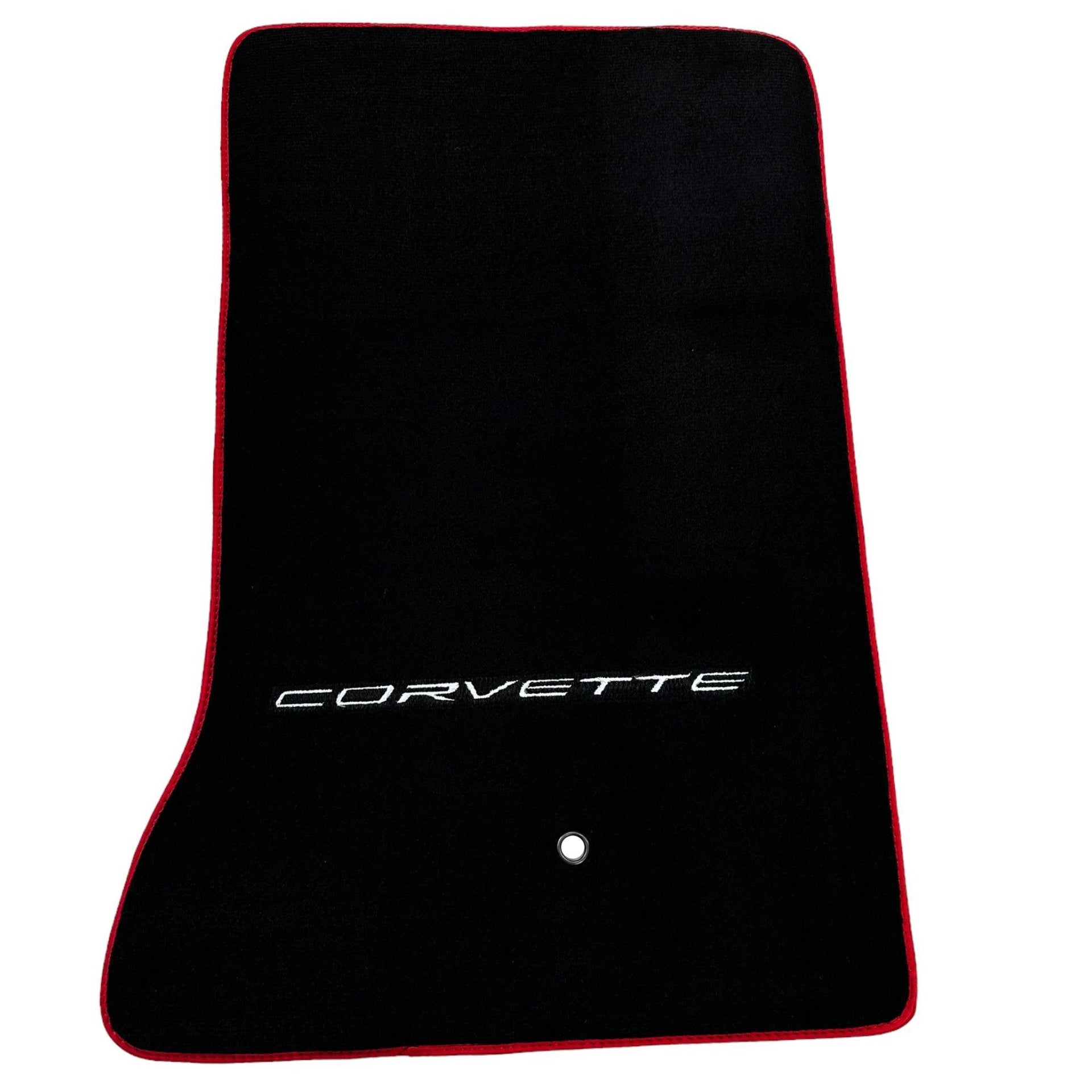 Black Floor Mats For Chevrolet Corvette C6 (2005-2013) - AutoWin