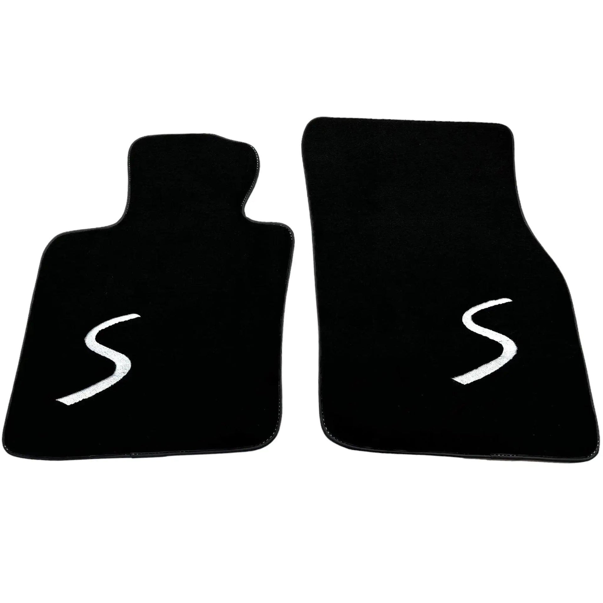 Black Floor Mats for Mini Cabrio R52 Convertible (2004-2009) - AutoWin