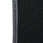 Black Floor Mats for Mini Cabrio R56 Convertible (2009-2016) with Gray Trim - AutoWin