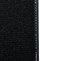 Black Floor Mats for Mini Countryman F60 (2017-2023) with Leather - AutoWin