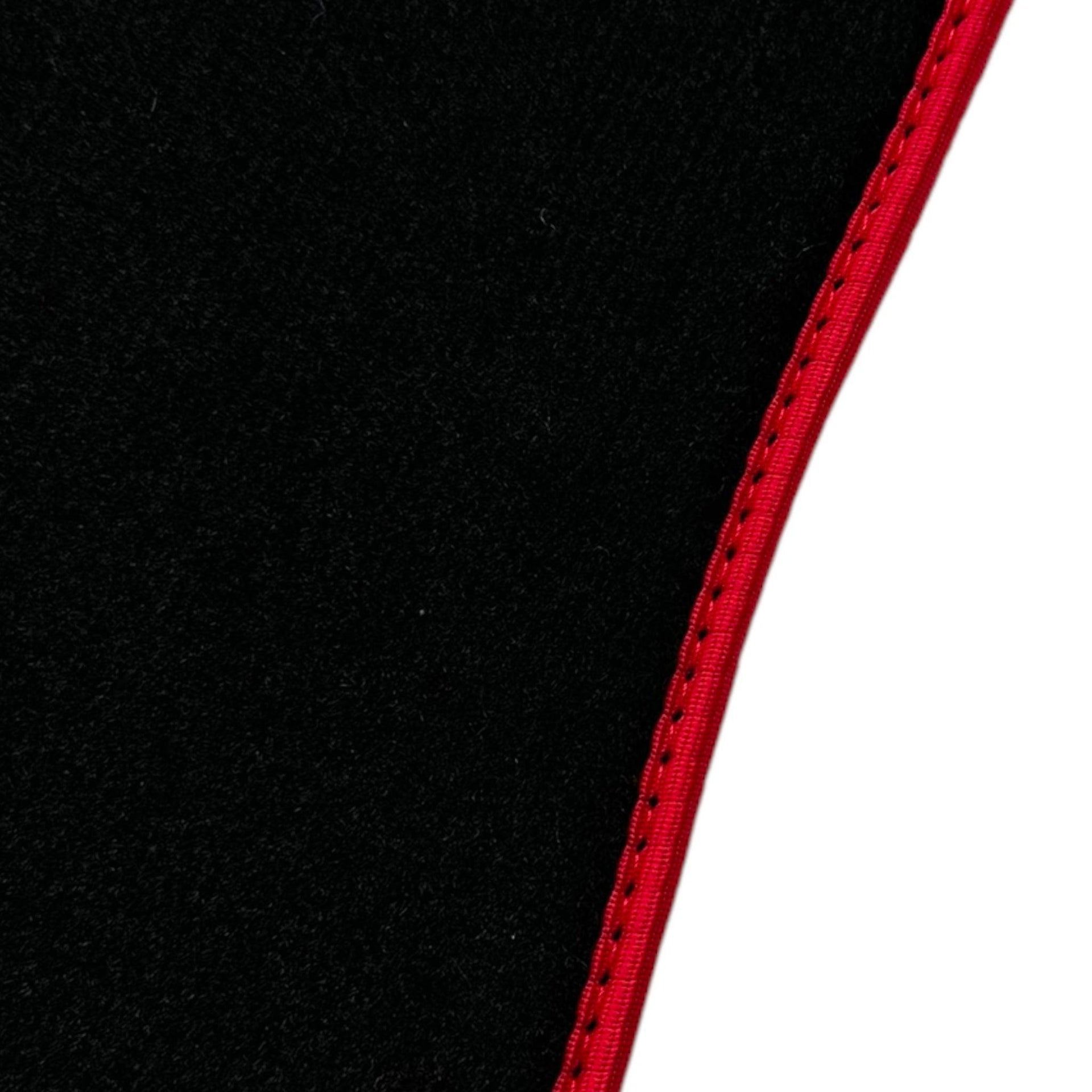 Black Floor Mats for Porsche Cayenne (2010-2018) ER56 Design - AutoWin