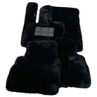 Black Sheepskin Floor Mats For Mercedes Benz A-Class W168 (1997-2004) | ER56 Design - AutoWin
