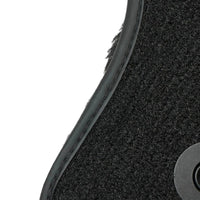 Black Sheepskin Floor Mats For Mercedes Benz A-Class W168 (2001-2004) | ER56 Design - AutoWin