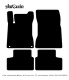 Black Sheepskin Floor Mats For Mercedes Benz A-Class W177 Hatchback AMG (2018-2023) | ER56 Design - AutoWin