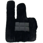 Black Sheepskin Floor Mats For Mercedes Benz A-Class W177 Hatchback AMG (2018-2023) | ER56 Design - AutoWin