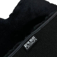 Black Sheepskin Floor Mats For Mercedes Benz A-Class W177 Hatchback (2018-2023) | ER56 Design - AutoWin