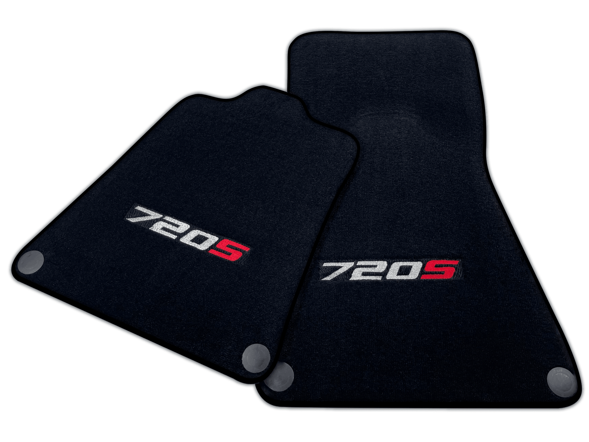 Black Floor Mats for McLaren 720s (2017-2021) | Various Trim Colors