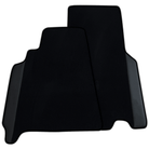 Custom Black Floor Mats for Ferrari 550 Maranello (1996-2002) with Leather