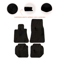 Premium Sheepskin Floor Mats for Bentley Continental GTC (2011-2018)