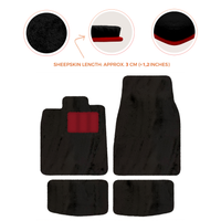 Premium Sheepskin Floor Mats for Porsche Panamera (2009-2016)