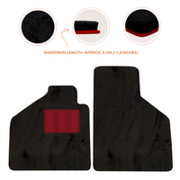 Premium Sheepskin Floor Mats for Lamborghini Aventador (2012-2022)