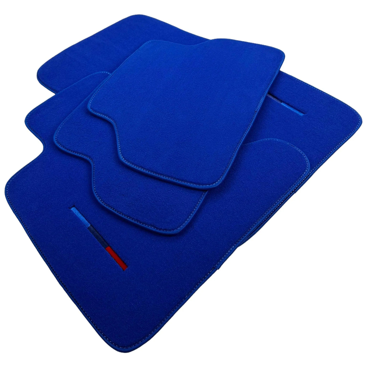 Blue Floor Mats For BMW 5 Series E60 With M Package - AutoWin