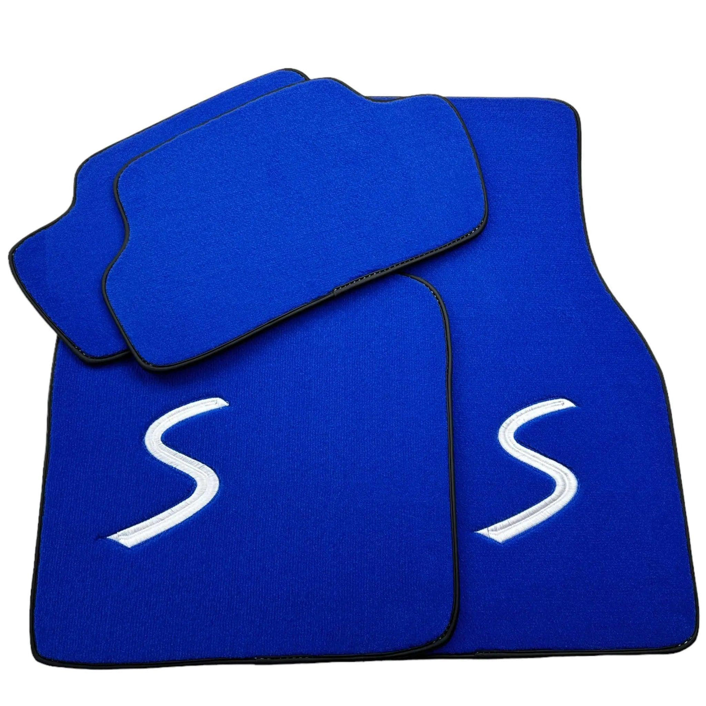 Blue Floor Mats for Mini Clubman R55 (2007-2015) - AutoWin