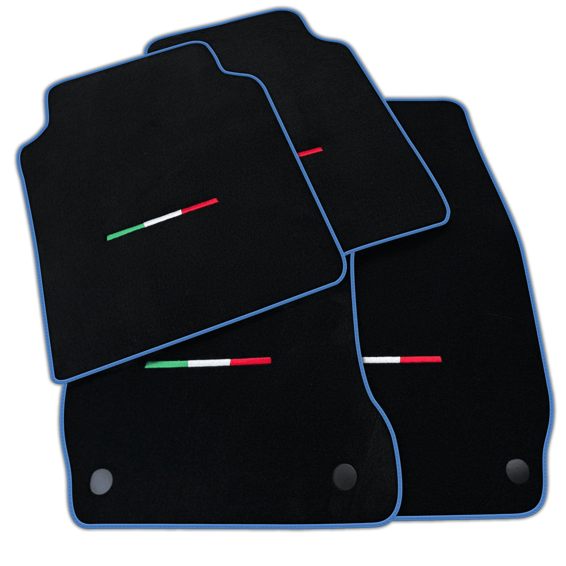 Black Floor Mats for Maserati Quattroporte | Italian Edition | Various Trim Colors