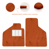 Premium Sheepskin Floor Mats for Lamborghini Aventador (2012-2022)