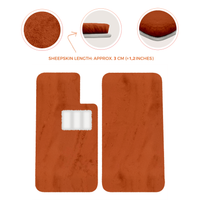 Premium Sheepskin Floor Mats for Aston Martin V8 Virage (1989-1995) Coupe