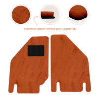 Premium Sheepskin Floor Mats for Ferrari Purosangue (2023-2024)