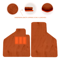 Premium Sheepskin Floor Mats for Lamborghini Aventador (2012-2022)