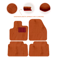 Luxury Sheepskin Floor Mats for Land Rover Discovery Sport (2015-2019)