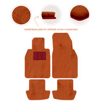 Premium Sheepskin Floor Mats for Porsche 911 991 (2012-2019)
