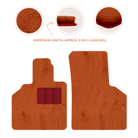 Premium Sheepskin Floor Mats for Lamborghini Aventador (2012-2022)