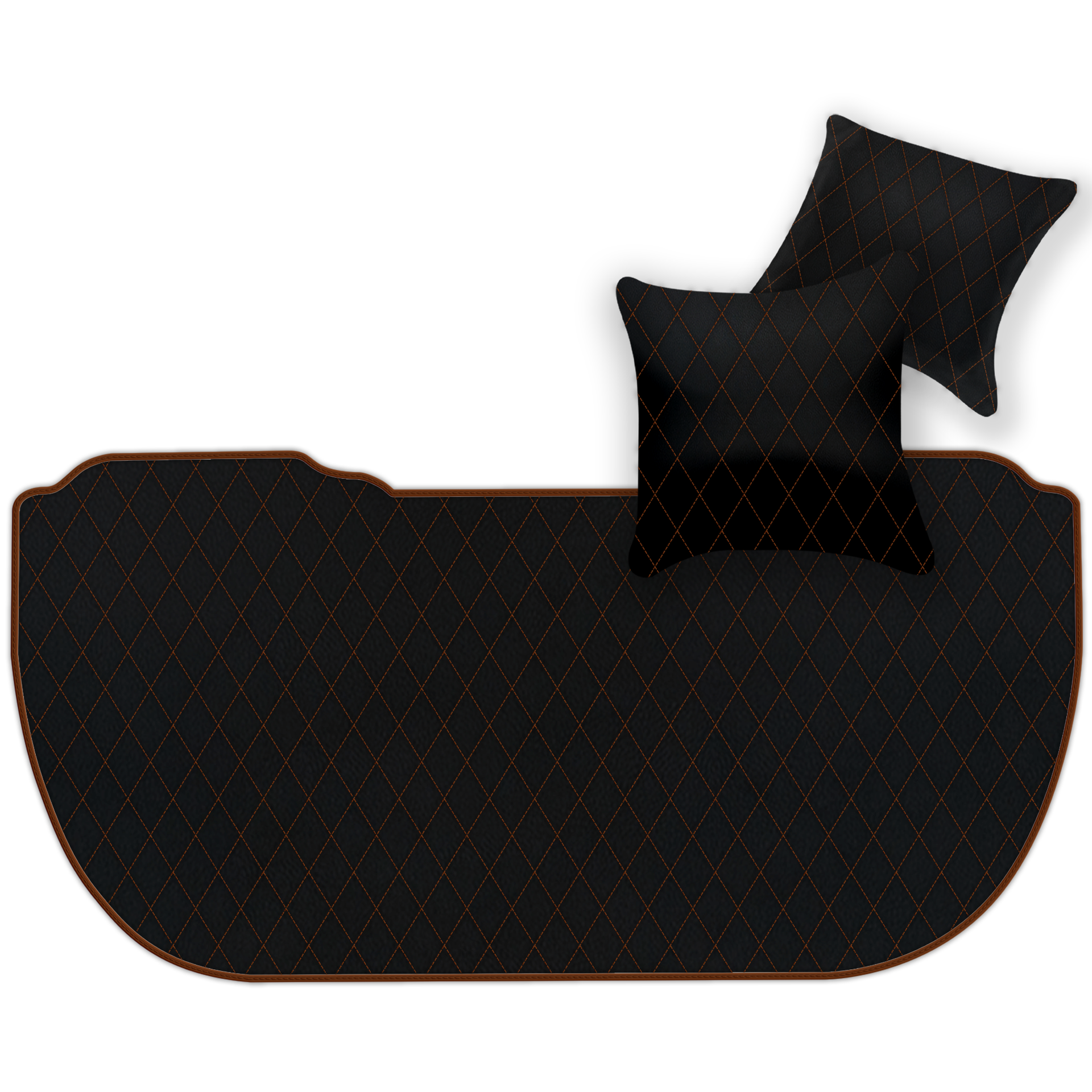 Black Leather Floor Mats for Bentley Mulsanne (2010-2020) | AW1 Design