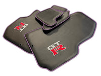 Carbon Leather Floor Mats For Nissan GT-R | Various Trim Colors