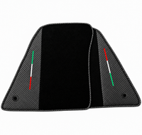 Tappetini per auto neri per Ferrari 849 Testarossa (2026-2027) con pelle su misura