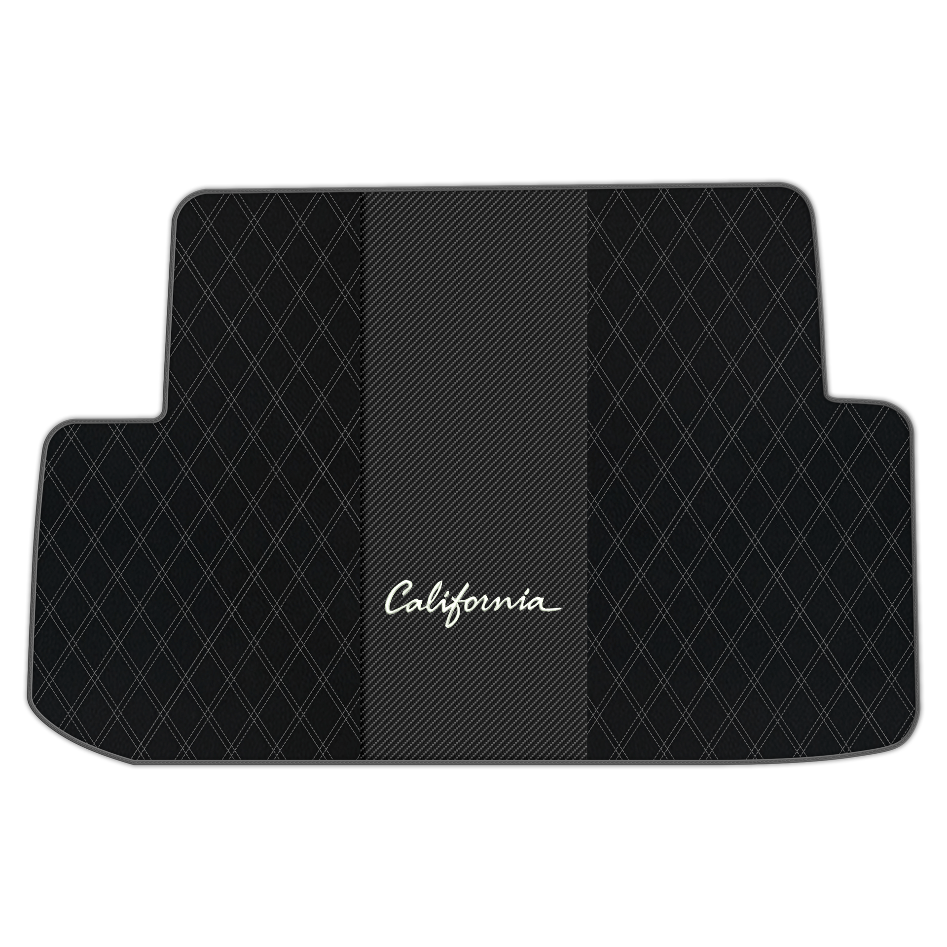 Orange Stitching Black Leather Floor Mats for Lamborghini Urus