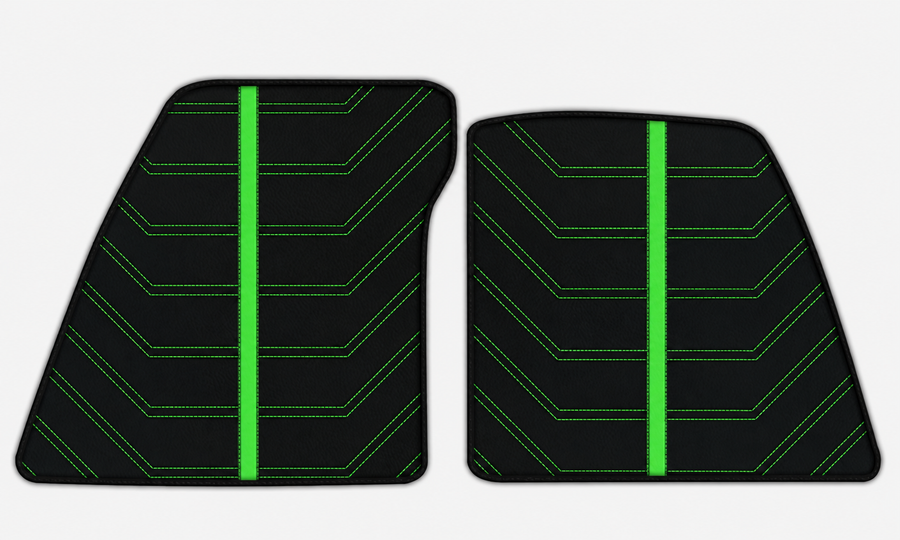 Alfombrillas de cuero negras para Ferrari 849 Testarossa (2026-2027)