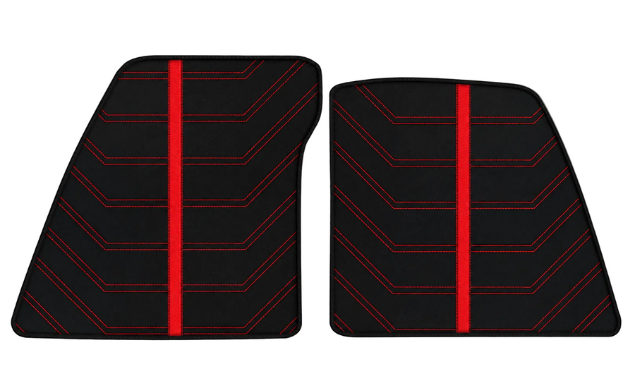 Alfombrillas de cuero negras para Ferrari 849 Testarossa (2026-2027)