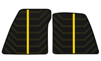 Alfombrillas de cuero negras para Ferrari 849 Testarossa (2026-2027)