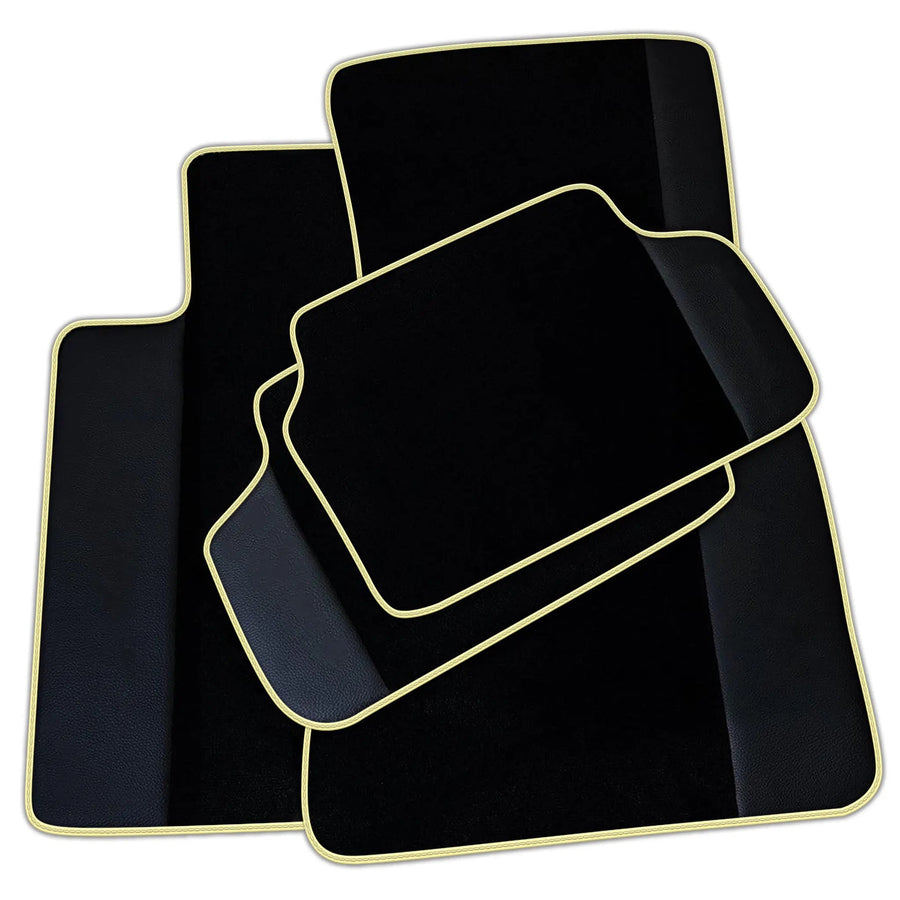Customizable Black Mats For BMW Gran Tourer F46 (2015-2022) 7 Seats With Leather