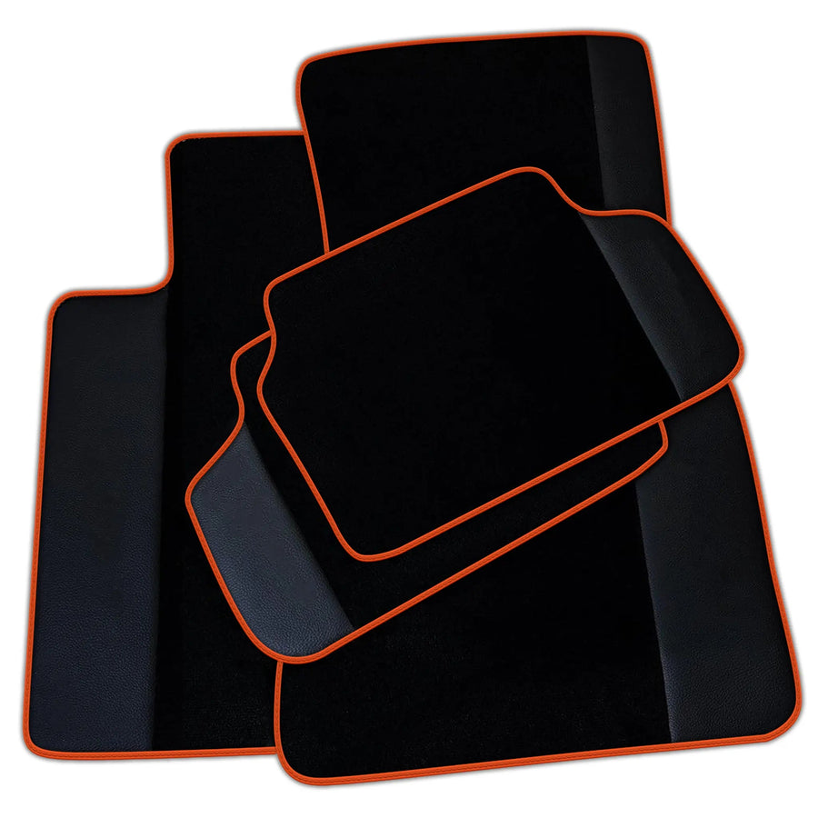 Customizable Black Mats For BMW Gran Tourer F46 (2015-2022) 7 Seats With Leather