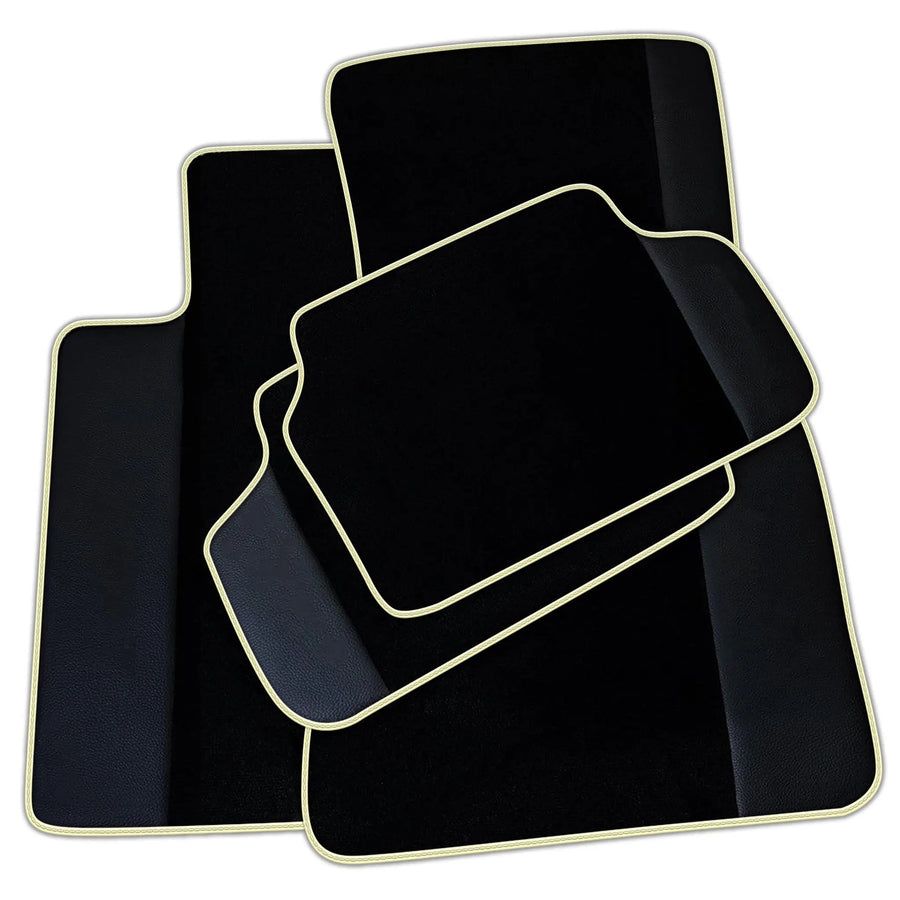 Customizable Black Mats For BMW Gran Tourer F46 (2015-2022) 7 Seats With Leather