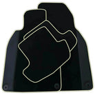 Custom Black Leather Floor Mats for Porsche Cayenne (2018-2023)